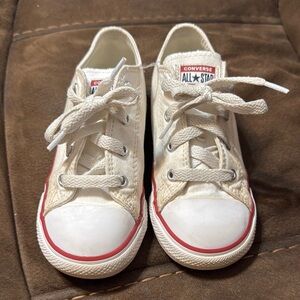 Converse Kids' All Star White Shoes
